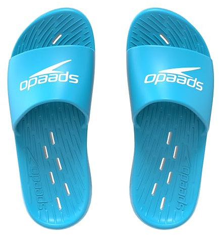 Speedo Pool Sliders | Kids Footwear Tobogg, Bleu, 34 EU