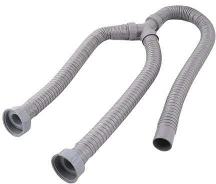 Tuyau Machine à Laver Connecteur de tuyau de rondelle de tuyau de décharge de vidange en forme de Y de PVC de Machine à laver de 3.3Ft Tuyau Lave Vaisselle