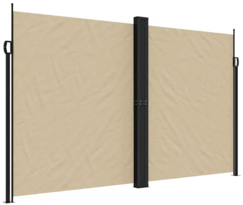 vidaXL Toldo Lateral retráctil Beige 200x600 cm