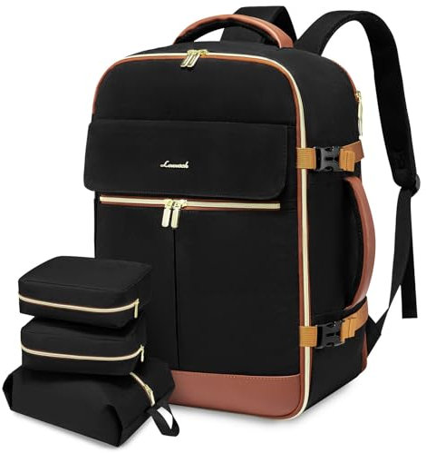 LOVEVOOK Travel Backpack Cabin Size for Women,40L Rucksack Bag for Traveling,Large Hand Luggage Carry On Backpacks for Airplanes,Flight Approved Suitcase Backpack Bags