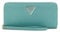 GUESS Damen Laurel Large Zip Around Wallet Große Geldbörse mit Reißverschluss, Clutch, Blaugrün/EIN Hauch von Paradies (Trace of Paradise)