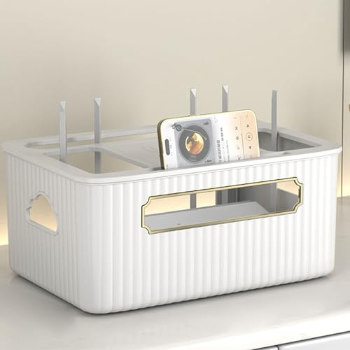 WiFi Router Aufbewahrungsbox,Router Schrank,Router Verstecken,WLAN Regal,WiFi Schrank,WiFi Router Box,Verkleidung Set Top Box Regal,für Heimdekoration,Kabel Verstecken Box,Organisation
