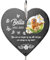 NIBESSER Photo Plaque funeraire Personnalisable pour Animaux avec Piquet Crochet, nom personnalisé, Message, Motif, Date, plaques gravées Pierres tombales, Chien et Chat
