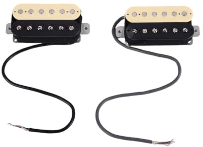 Qusedwey 1Set E-Gitarre Humbucker Pickups Bridge Alnico V Pickup Gitarre Pickup Bridge