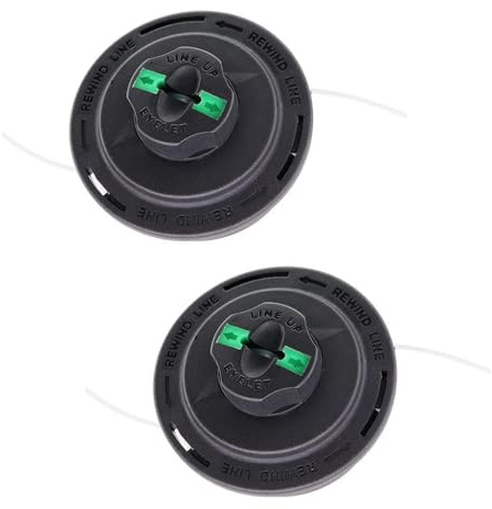 2X Doppelfadenkopf Fadenkopf für Fuxtec RT126 RT226 mit Tippautomatik Fadenspule Benzin Motorsense M8 Gewinde