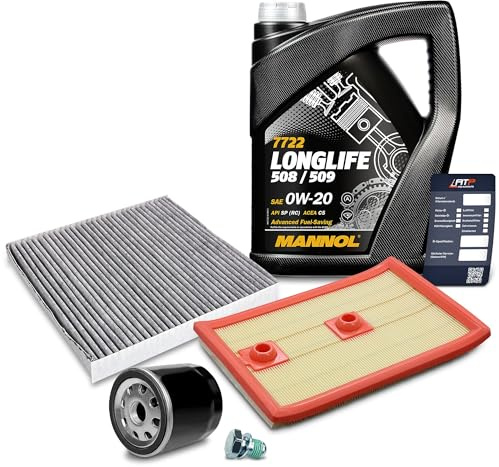 BESTPRICE ATP Inspektionspaket Set A mit 1x Ölfilter, 1x Innenraumfilter