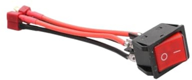 1PCS 30A 12V 24V 4 Pin 2 Gear Master Switch With XT60 T Plug Connector Compatible With RC Bait Boat Tug Boat 550 775 Brushed Motor(with T plug)