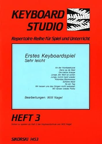 Erstes Keyboardspiel - sehr leicht: Heft 3. keyboard.