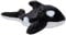 Aurora, 16634, Mini Flopsie Orca,20cm, Plüschtier, schwarz/weiß