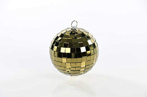 Spiegelkugel 10cm gold // Discokugel - Mirrorball 10cm gold