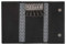 Nuvola Pelle Schlüsselanhänger Herren Damen aus echtem Nappaleder mit 6 Haken Design Klassisches Etui Schwarz