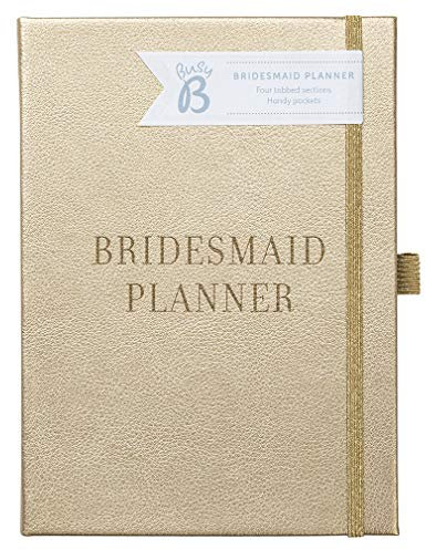Busy B Wedding Bridesmaid Planner - A5 faux leather gold organiser