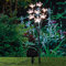 LED Solar Leuchte Gartenstecker Blumenstecker Erdspieß Deko Blume Blüte Erdspieß warmweiß H60cm