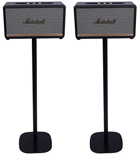 Pied d'enceinte Marshall Stanmore Noir Couple - Compatible avec Marshall Stanmore