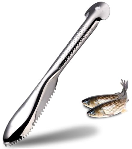 Edelstahl Fischschuppen Entferner,Profi Fisch Entschupper Fischschaber Fisch Scaler Fischschuppen Entferner Fischentschupper,Küchenhelfer Für Schnelle Reinigung Fischhaut Für Küche,Restaurant