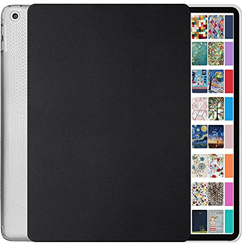 DuraSafe Cases Funda protectora transparente para iPad 6 5 9,7 pulgadas Air 1 2 [iPad 5ª 6ª Air 1ª 2ª generación] A1893 A1822 A1566 Ultradelgada, ligera, absorbente de golpes, flexible, de poliuretano