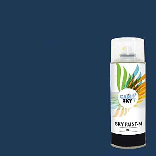 CARSKY Bombe de peinture RAL Bleu Saphir 5003 finition mat 400ml