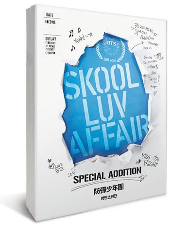 JYP Entertainment BTS - Skool LUV Affair Special Edition (2. Mini-Album) CD + gefaltetes Poster, 187 x 257 mm