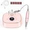 Electric Nail Drill, Electric Nail Files Nail Drill Machine, 35000RPM Professional Nail Drill for Acrylic Nails Gel Nails, Portable Nail Drill Efile with LED Display& 6 Nail Drill Bits for Home/Salon