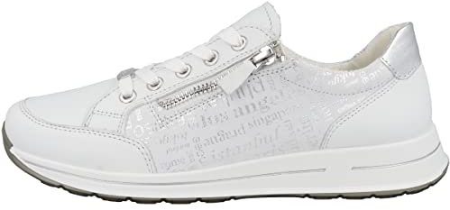 ara Damen Osaka Sneaker, Nebbia,Silber, 36 EU Weit