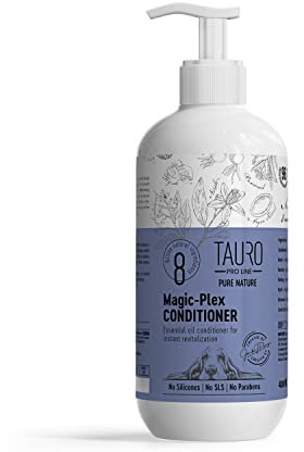 Tauro ProLine Pure Nature Magic Plex Conditioner Hunde und Katzen Sofortige Revitalisierung mit ätherischen Ölen für glänzende und gesunde Haut und Fell Ganz natürliches Pflegeprodukt