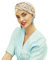 Boho Spirit Women's Scarlett Turban, Chalk & Rose Paisley Mix, One Size