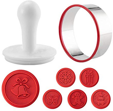 BAOK Silikon-Keks-Stempel-Set, Party-Neuheit, -Backen, Geschenk, Kekse, Prägeform, personalisierbar, Gebäck, Ingwer, Kurzbrot, Kekse, Stempel