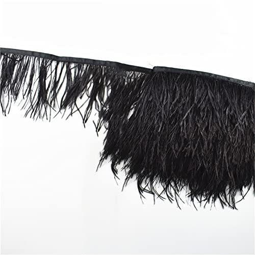 Tuo Niao Mao1 Meter Fasanfedern Kleidung Federn Besatz Fransen Truthahn Strauß Gans Nähen Besätze 8-10 cm