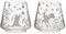 Widdop Disney Bambi and Thumper Set of 2 Glass Candle Holders