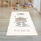 Teppich-Traum Kinderzimmer-Teppich Babyteppich flauschig süßer Bär in Creme braun 80x150 cm