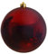 Kugel XXL dunkelrot matt, bruchfest - Weihnachtkugel, Christbaumkugel XXL - 250 mm