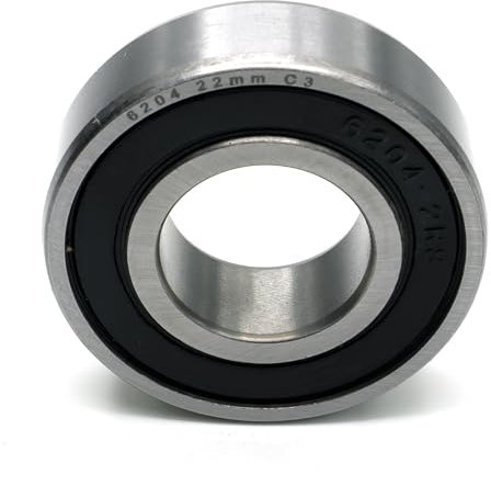 Parts and Parts Rillenkugellager 6204 22mm 2RS, 22x47x14mm, DIN 625 ISO 15, Hochgeschwindigkeits-Radiallager, reibungsarm, leichtgängig, ideal für Fahrzeuggetriebe und Industriemaschinen