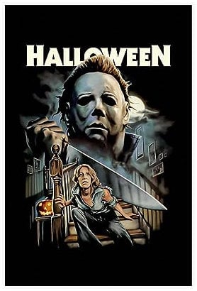 ZOLULA Halloween 1978 Poster Film 4 Leinwand Poster Wandkunst Dekor Druck Bild Gemälde für Wohnzimmer Schlafzimmer Dekoration ungerahmt 30 x 45 cm
