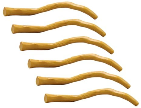 FUNOMOCYA 6pcs Simulated Rhododendron Wood Diy Root Landscape Decor Fake Root Model for Crafts Bonsai Tree Fake Stems Terrarium Decor