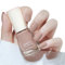 Quick Dry & Long Lasting Nude Nail Polish - Grey & Blue Water-Based Natural Varnish for DIY Nail Art Manicure at Home - No UV Needed (#4)