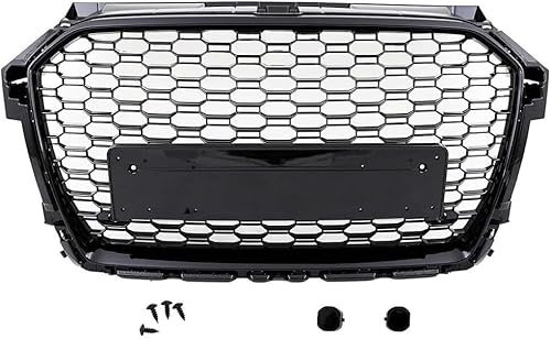 OWNA Auto Griglie Anteriori Radiatori per Audi A1 8X, Griglia paraurti Anteriore Sostituzione centrali Anteriori Accessori