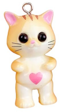 CYILPR Schlüsselanhänger, süßer Cartoon-Katzen-Charm, schöner Anhänger, Auto-Schlüsselanhänger, Rucksack-Dekoration, Modeschmuck für Frauen und Mädchen, Y3, One size