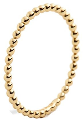 Whoiy Bandring Gelbgold Damen mit Ohne Steine, Hochzeitsringe Eheringe Zart Echt Gold 585 Frauen Trauringe Gr. 60 (19.1)