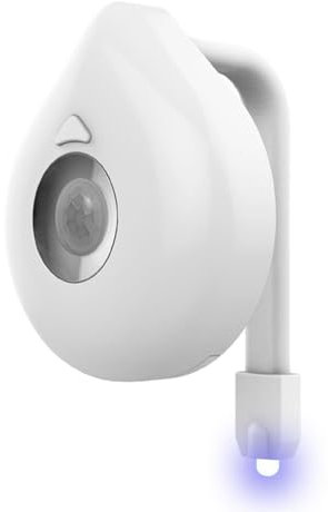 LED Toilet Light | 8 Color Changing Bathroom Toilet Bowl Light - Smart Toilet Light, Battery Powered Light for Home, Apartment, Hotel