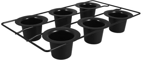 MOLUCKFU Antihaftbeschichtete Backform Aus Karbonstahl Für Mulden Geeignet Für Kuchen Cupcakes Puddings Und Donuts Einfach Zu Reinigen