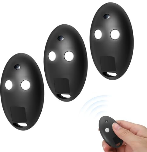 433.92 MHz Telecommande Portail pour MITTO 2/4, MITTO 2A/4A, MITTO B RCB 02/04, KLEIO B RCA 02/04, TRC1 / TRC2 / TRC3, 2 Canaux, Rolling Code, Télécommande Porte de Garage (3pcs)