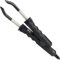 Haarverlängerungseisen,Wärmezange für Keratin Bondings Hair Extension Connector Hine Salon Fusion Iron Tool Wig Connector Tools Hair Styler Black She Extension Cheratina (schwarz)