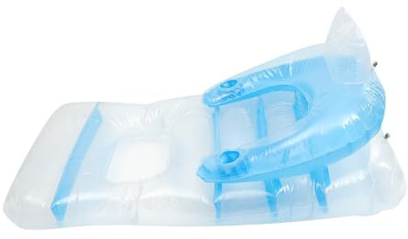 KICHOUSE 1stück Aufblasbare Schwimmende Matratze Mit Rückenlehne Tragbare Luftliege Für Pool Und Strand Für Sommer-spaß Und Entspannung Im Wasser