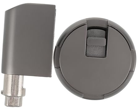 Ciieeo Windschutz -Türsaugung Wohnmobil Duschwanne Keystone-Wohnmobilteile Wohnmobil-Türverschluss rv stoßstange halterung Tür selbst schließend Fußleisten-Türstopper Zinklegierung Grau