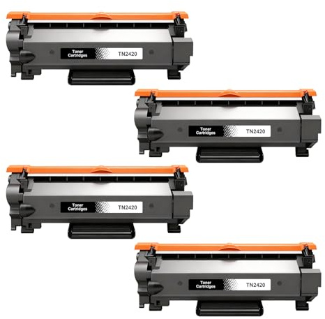 4X TN2420 TN-2420 Kompatibel für TN2410 TN 2410 für Toner Brother MFC L2710DW TN2410 TN 2410 für L2710DW MFC-L2710DN HL-L2350DW DCP-L2530DW HL-L2375DW MFC-L2750DW HL-L2310D MFC-L2730DW HL-L2370DN