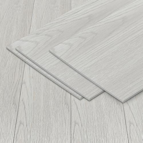 Jaxguom 91.44 cm x 15.24 cm x 2 mm PVC Bodenbelag Vinylboden Selbstklebend, 7.5 ㎡/ 54 Fliesen Selbstklebende Vinyl-Fliesen wasserdicht, Holzoptik, für Küche, Badezimmer
