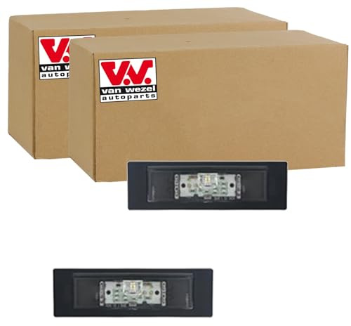 BandelOne 2x Van Wezel LED Kennzeichenleuchte | 2x 0633920 passend für 1 6 I3 X2 Z4 Mini Mini