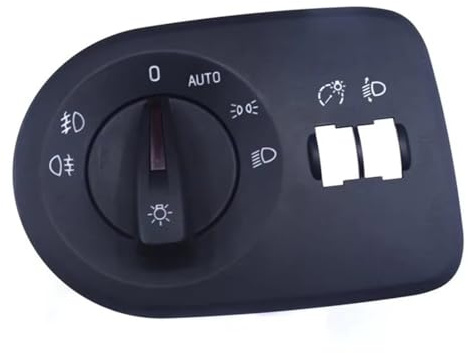 Auto Hauptlichtschalter Scheinwerferschalter Nebelscheinwerfer Hauptsteuertaste Autoscheinwerferzubehör 6J1941531AR Kompatibel Mit Seat Für Ibiza 2009-2015
