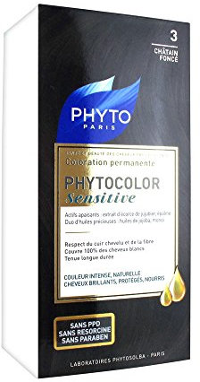 Phyto Phytocolor Sensitive Färbung Permanent Farbe 3 Dunkelbraun