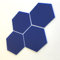 Super Cool Creations Sechseck Fliesen Von - Blau, Pack of Ten - 9cm x 9cm